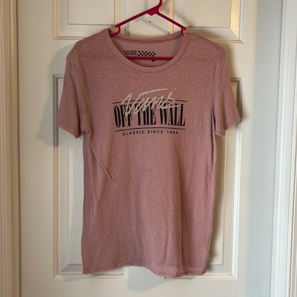 Vans, pink T-shirt lightweight